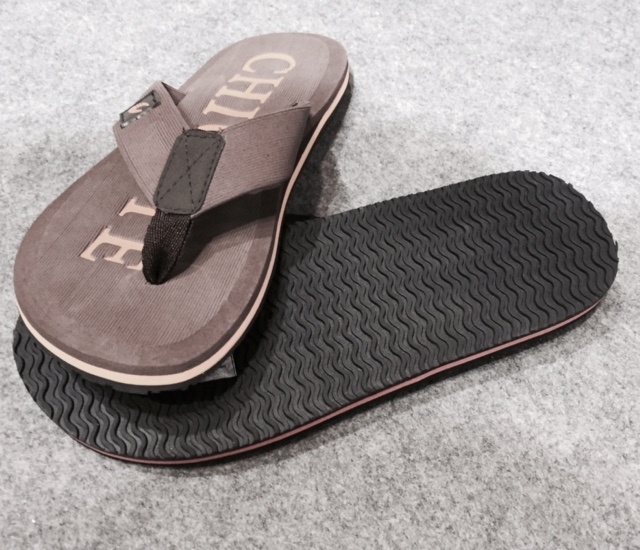 Luxe slipper met slijtvaste TPR zool