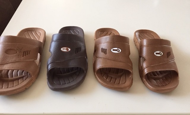 Injected mould bandslippers